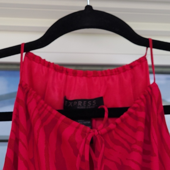 Express midi dress, size 5/6, animal print - Picture 5 of 9